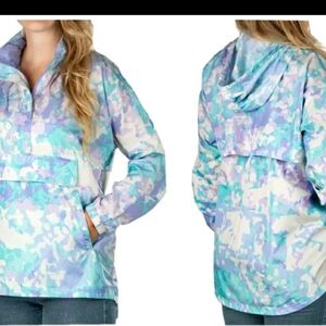 Lauren James  Women's Hooded lightweight Rain And  Wind Jacket M Medium